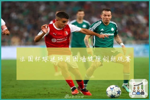 法国杯球迷巧用围墙缝隙创新观赛